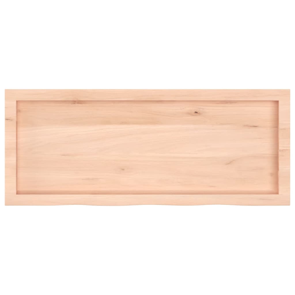 Étagère murale 100x40x(2-6) cm bois de chêne massif non traité