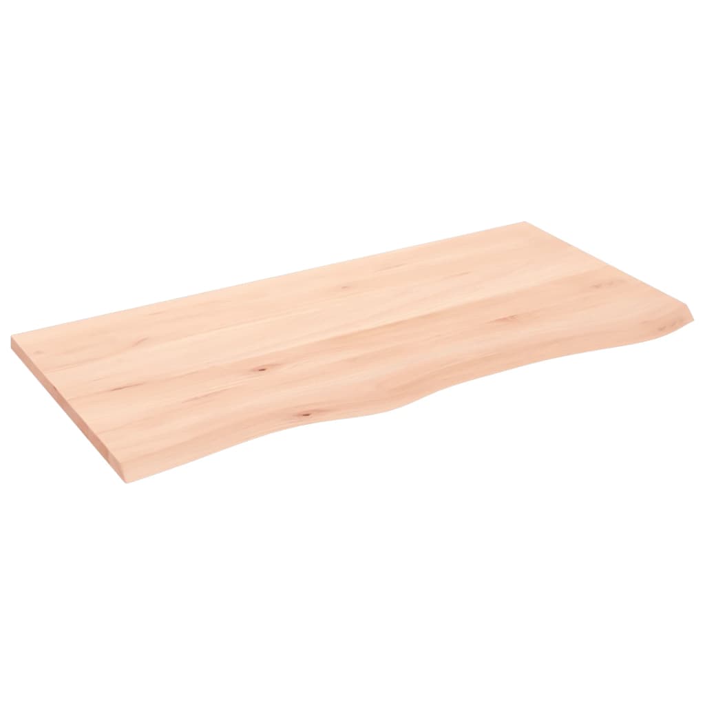 Étagère murale 100x50x2 cm bois de chêne massif non traité