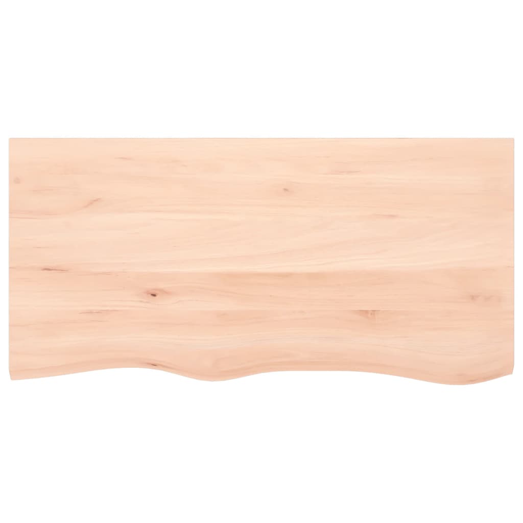 Étagère murale 100x50x2 cm bois de chêne massif non traité