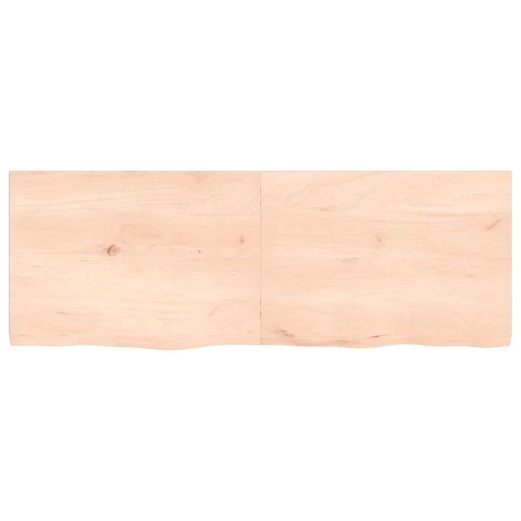 Étagère murale 140x50x(2-4) cm bois de chêne massif non traité