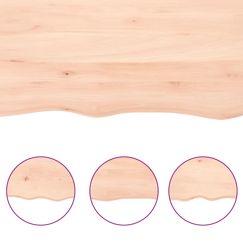 Étagère murale 180x60x(2-6) cm bois de chêne massif non traité