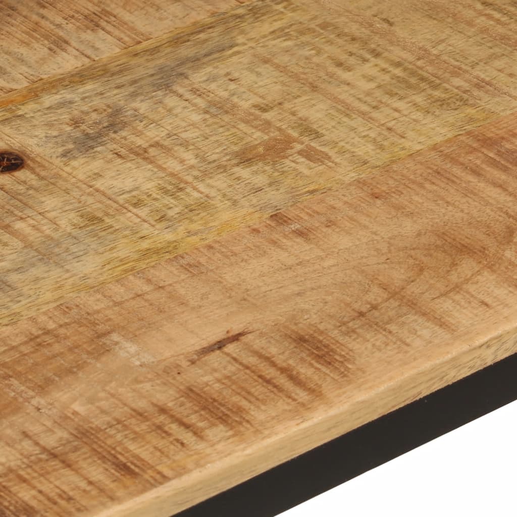 Étagère murale 40x30x32 cm bois massif de manguier et fer