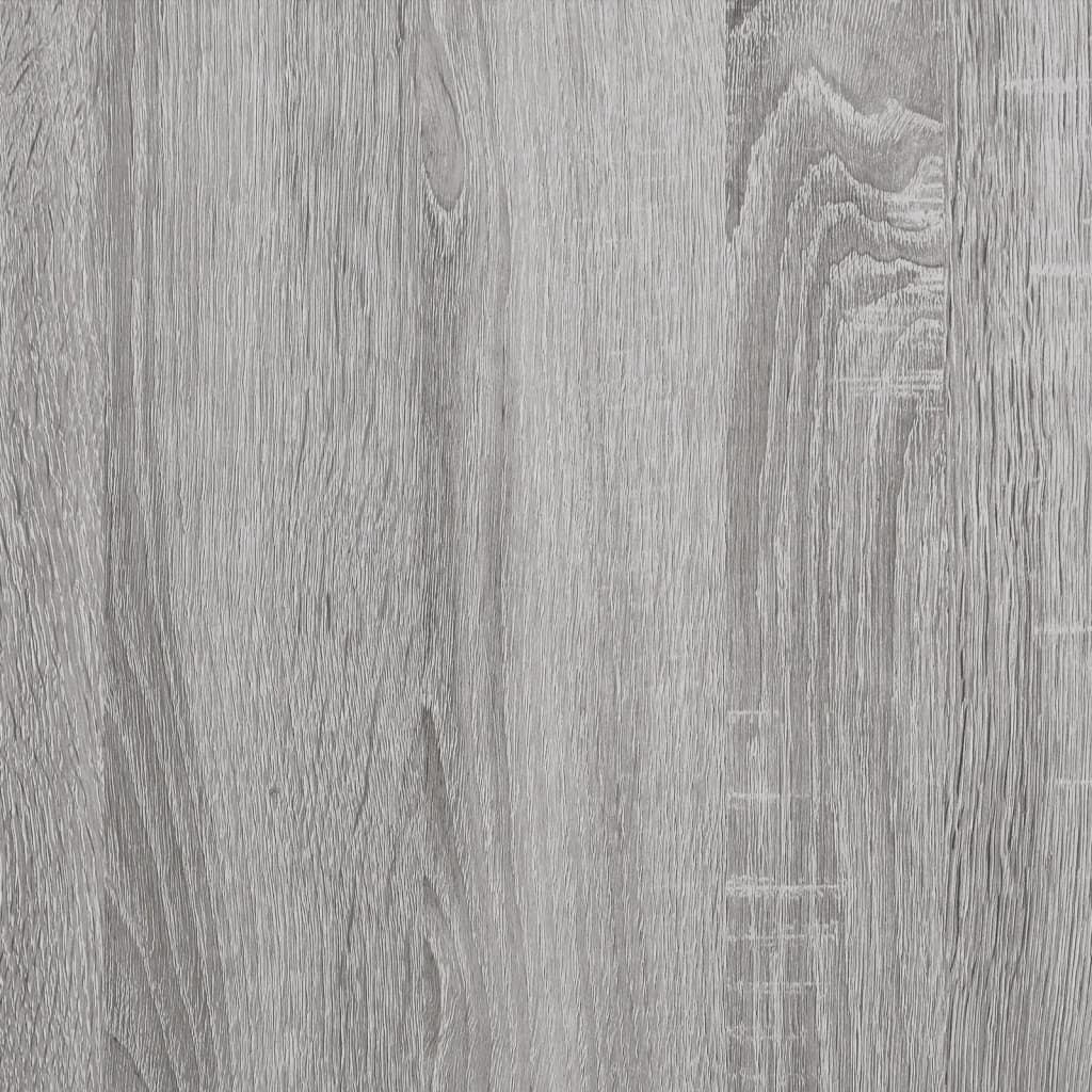 Étagère murale 3 niveaux sonoma gris 60x21x78,5 cm