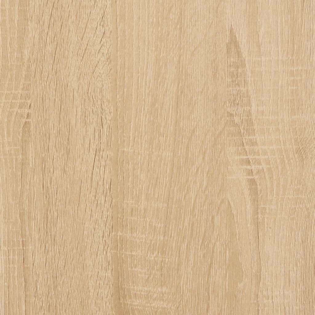 Table console chêne sonoma 88,5x30x75 cm bois d'ingénierie