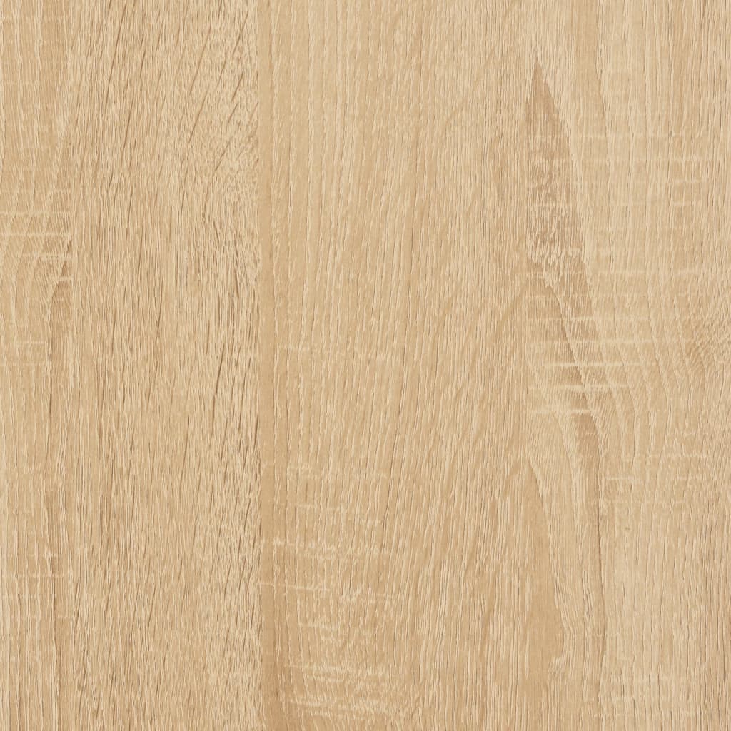 Table console chêne sonoma 140x29x75 cm bois d'ingénierie