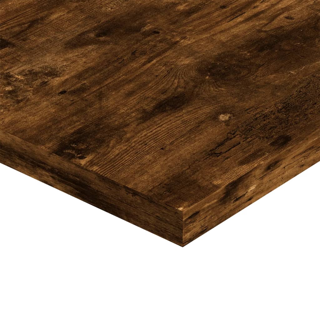 Étagères murales 4 pcs chêne fumé 40x20x1,5cm bois d'ingénierie
