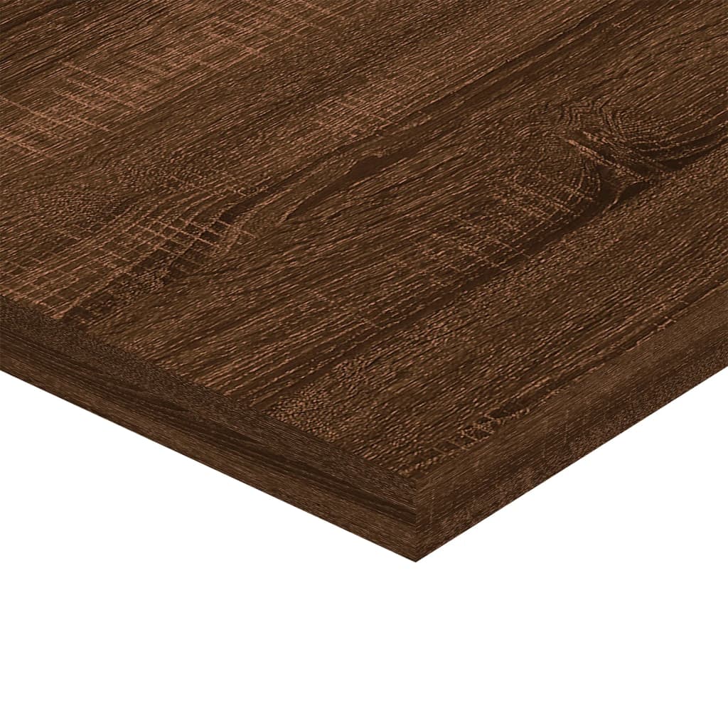 Étagères murales 8 pcs chêne marron 40x20x1,5cm bois ingénierie