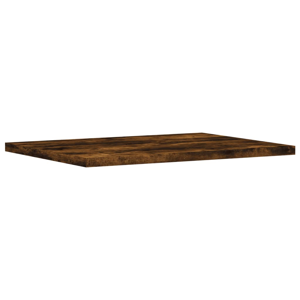 Étagères murales 4 pcs chêne fumé 40x30x1,5cm bois d'ingénierie