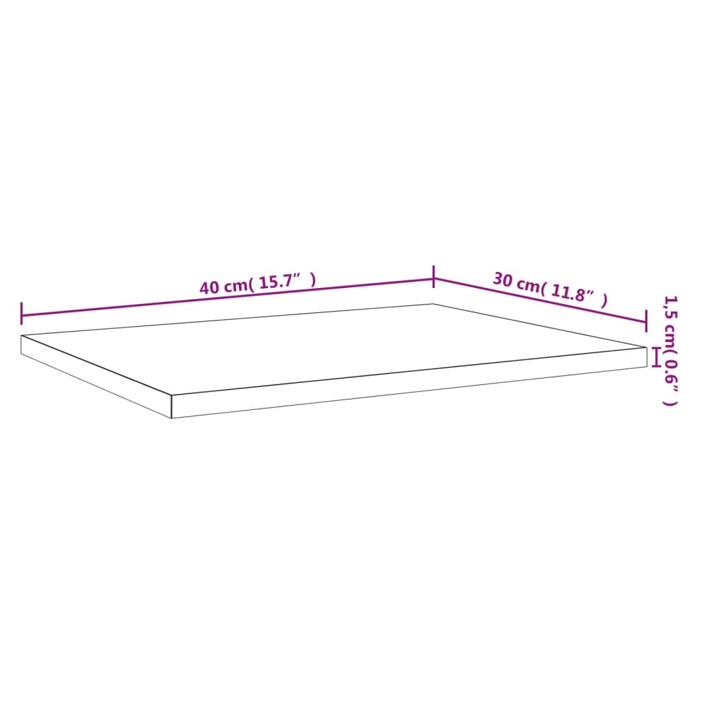 Étagères murales 4 pcs sonoma gris 40x30x1,5 cm bois ingénierie