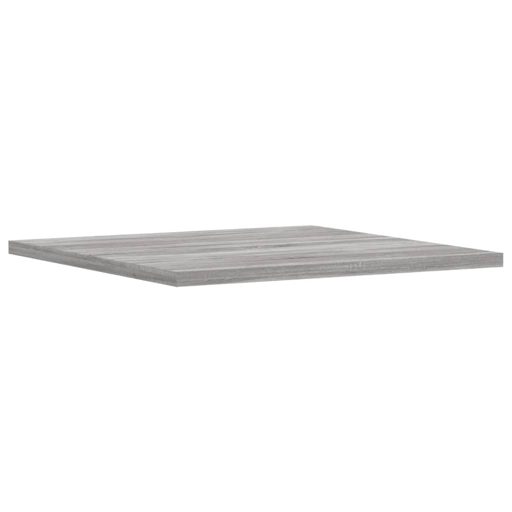 Étagères murales 4 pcs sonoma gris 40x40x1,5 cm bois ingénierie