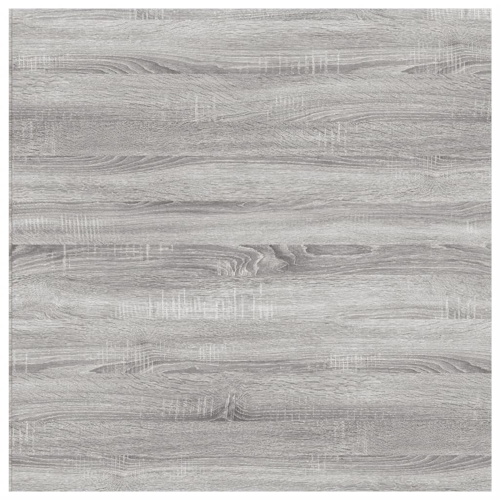 Étagères murales 4 pcs sonoma gris 40x40x1,5 cm bois ingénierie