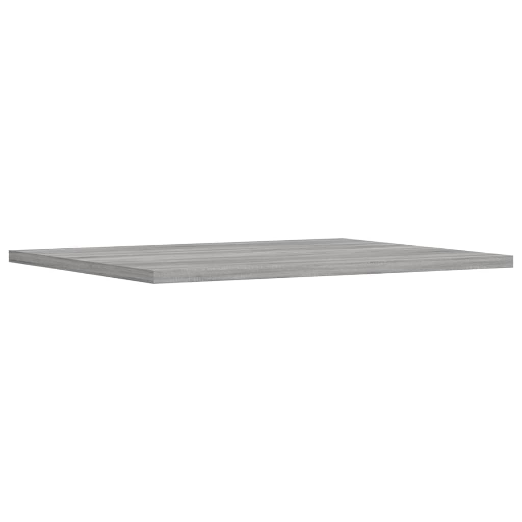 Étagères murales 4 pcs sonoma gris 40x50x1,5 cm bois ingénierie