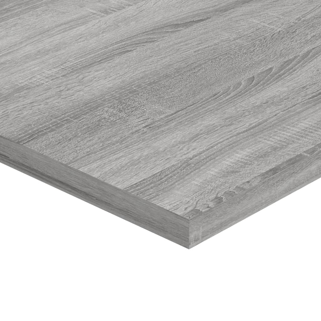 Étagères murales 4 pcs sonoma gris 40x50x1,5 cm bois ingénierie