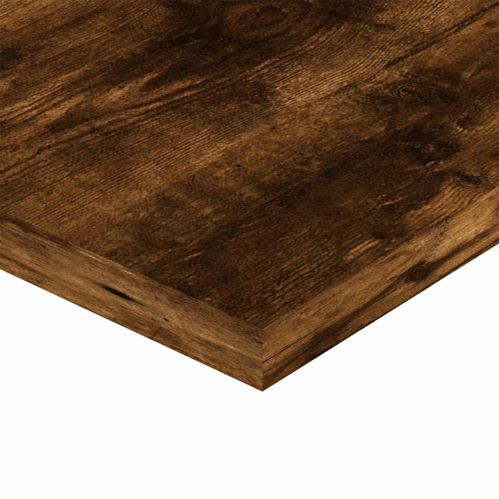 Étagères murales 4 pcs chêne fumé 60x20x1,5cm bois d'ingénierie