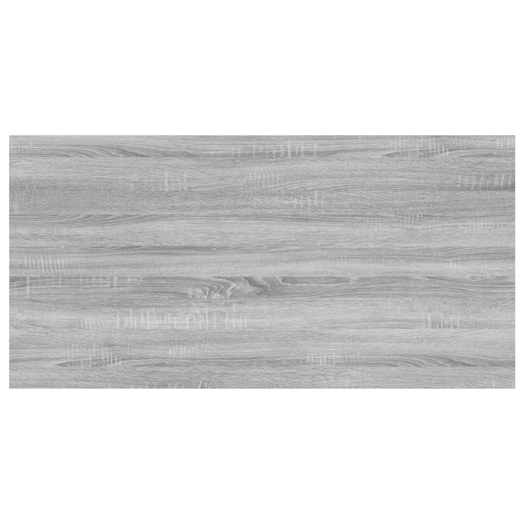 Étagères murales 4 pcs sonoma gris 60x30x1,5 cm bois ingénierie