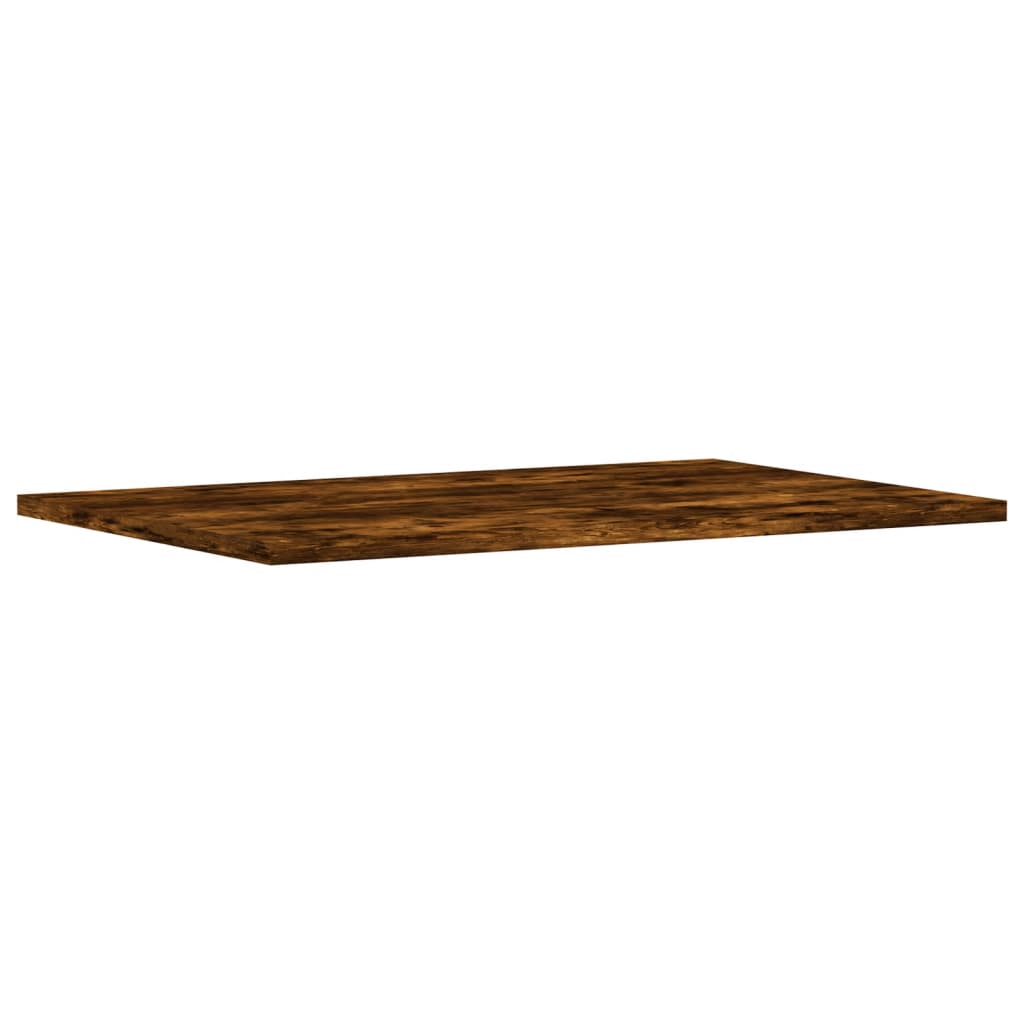 Étagères murales 4 pcs chêne fumé 60x40x1,5cm bois d'ingénierie