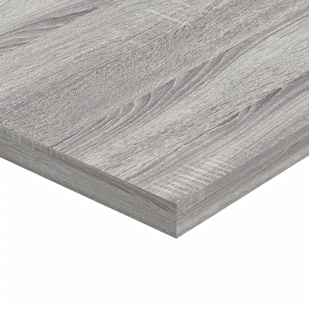 Étagères murales 4 pcs sonoma gris 60x40x1,5 cm bois ingénierie
