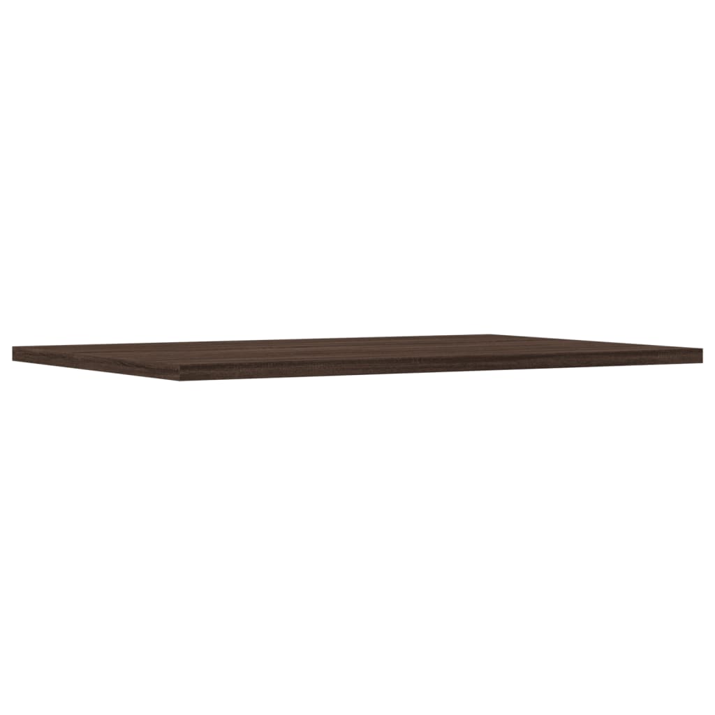 Étagères murales 4 pcs chêne marron 60x40x1,5cm bois ingénierie