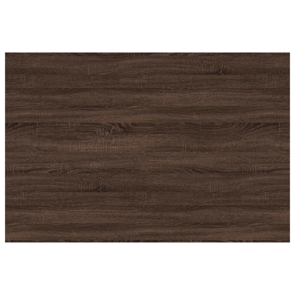 Étagères murales 4 pcs chêne marron 60x40x1,5cm bois ingénierie