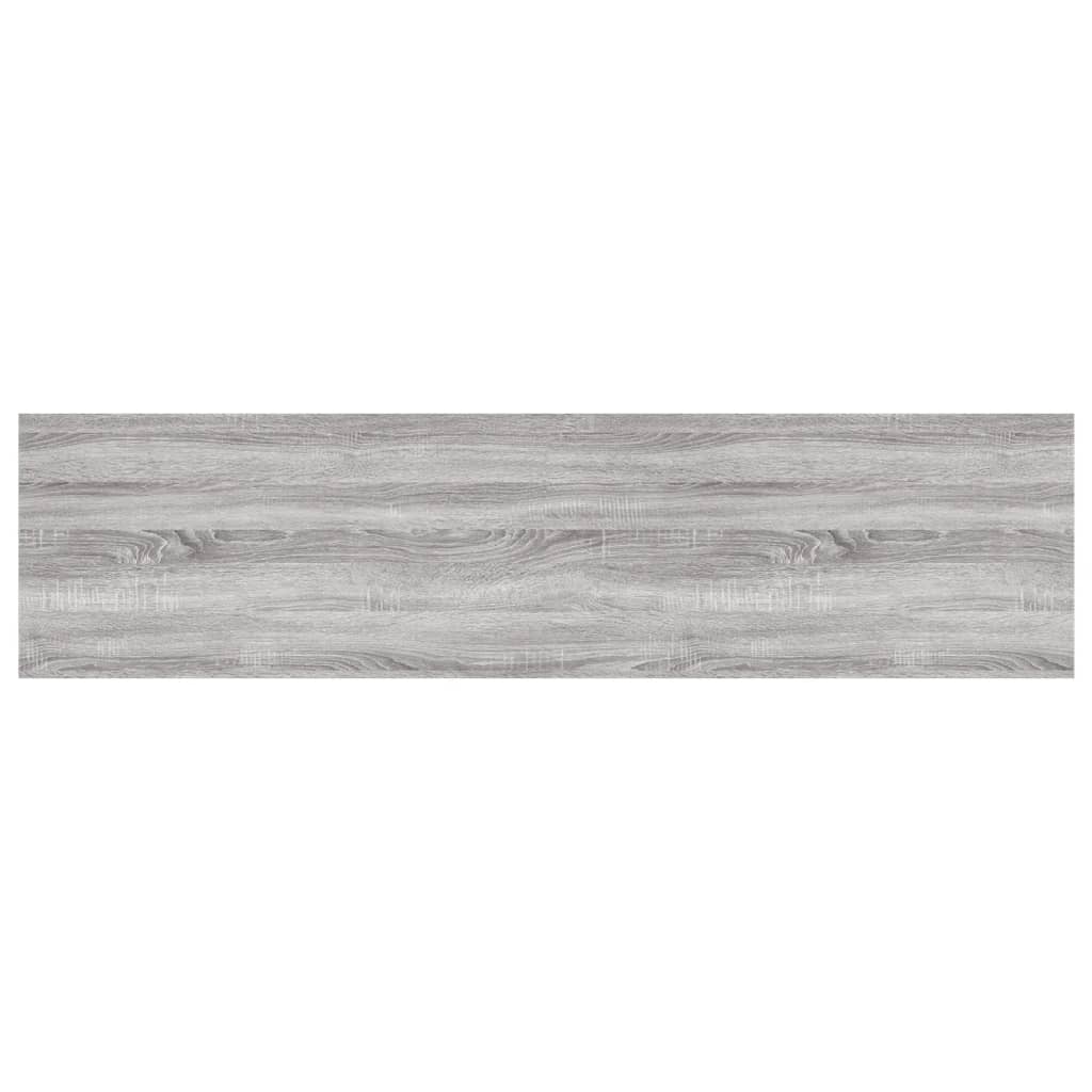 Étagères murales 4 pcs sonoma gris 80x20x1,5 cm bois ingénierie