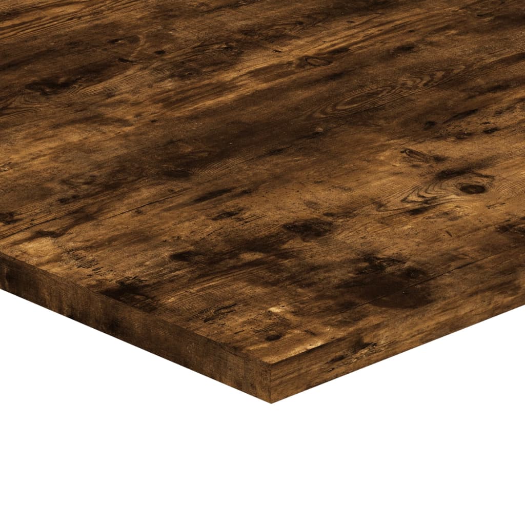 Étagères murales 4 pcs chêne fumé 80x40x1,5cm bois d'ingénierie
