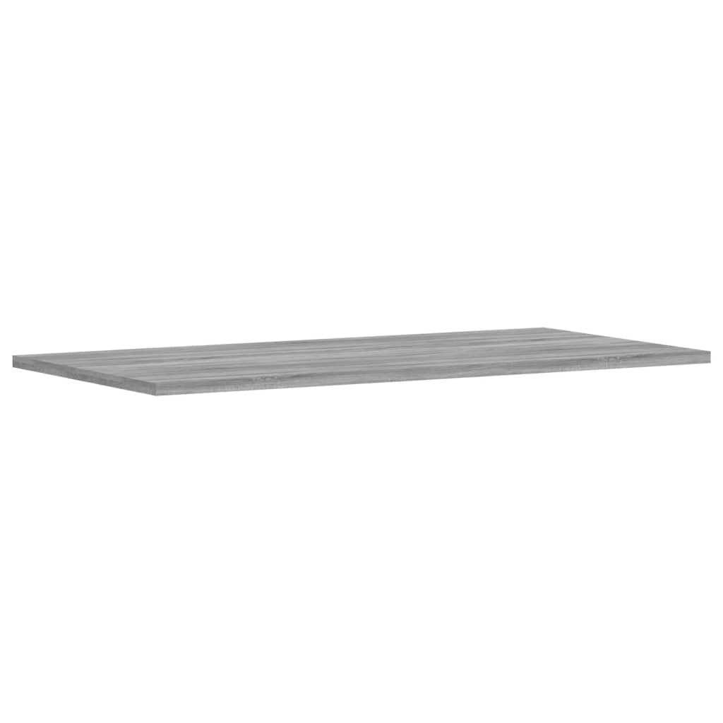 Étagères murales 4 pcs sonoma gris 80x40x1,5 cm bois ingénierie
