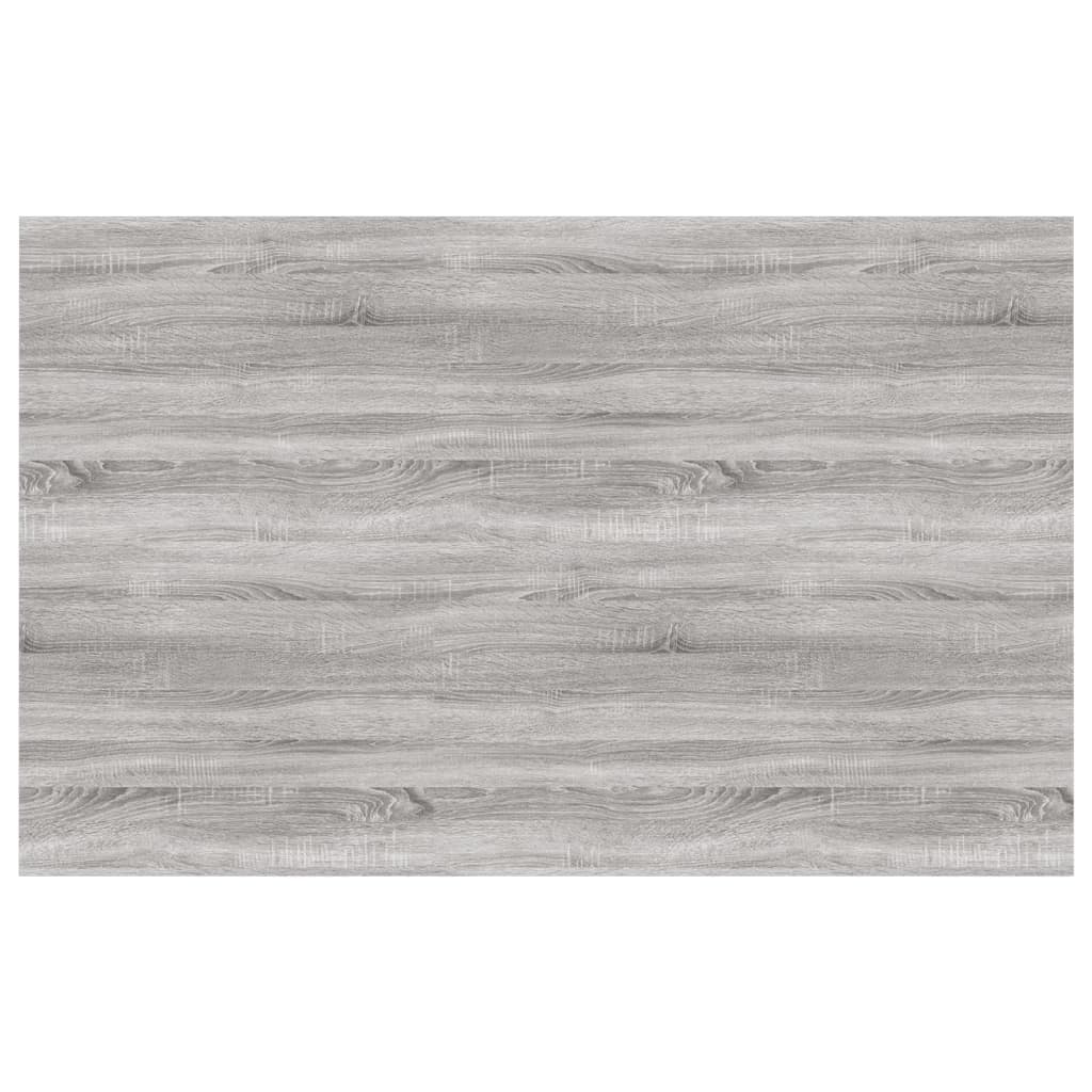 Étagères murales 4 pcs sonoma gris 80x50x1,5 cm bois ingénierie