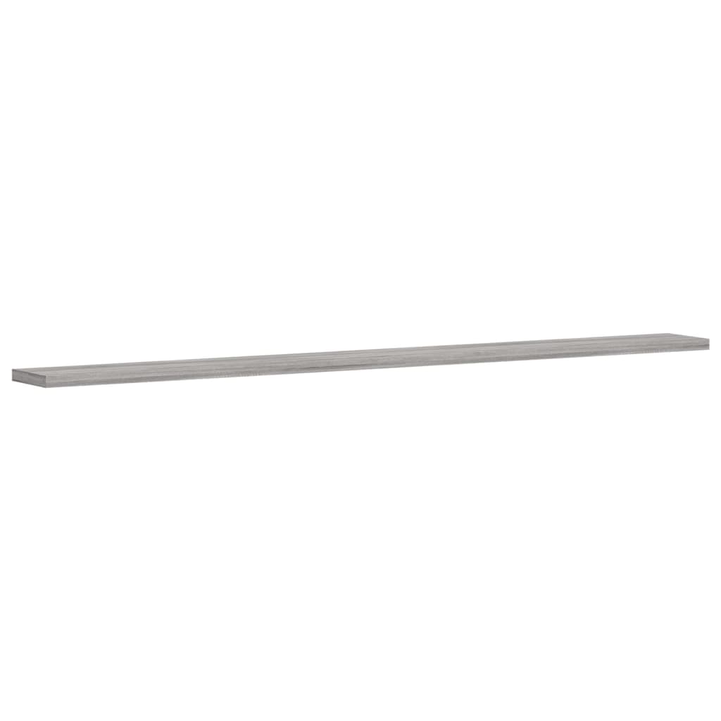 Étagères murales 4 pcs sonoma gris 100x10x1,5cm bois ingénierie