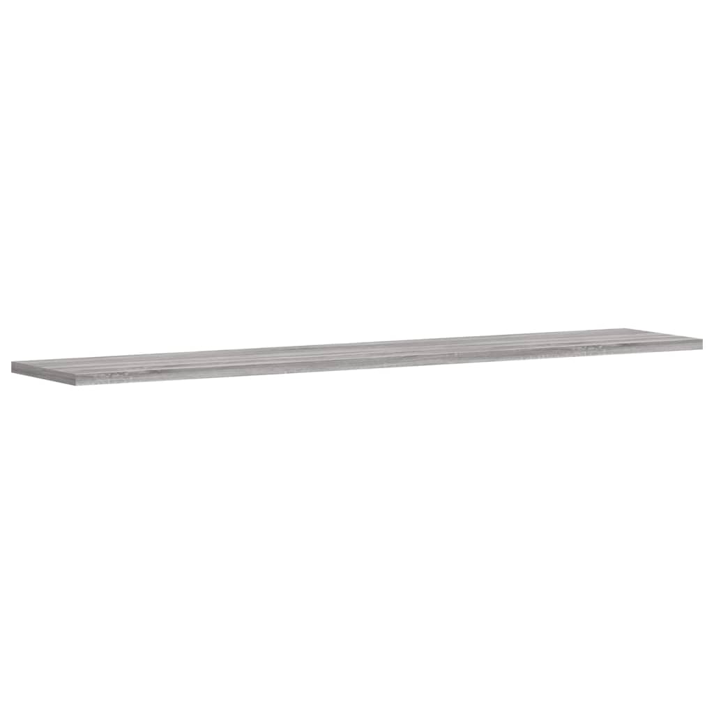 Étagères murales 4 pcs sonoma gris 100x20x1,5cm bois ingénierie