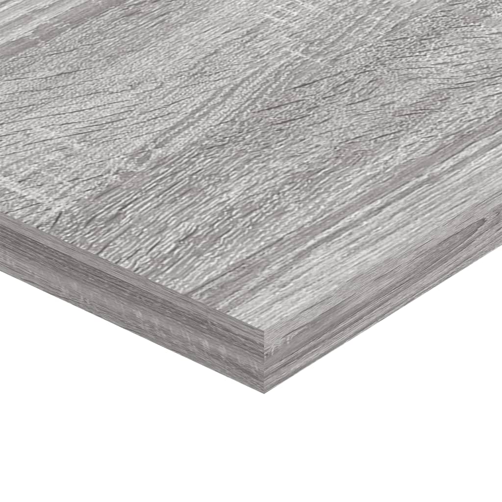 Étagères murales 4 pcs sonoma gris 100x20x1,5cm bois ingénierie