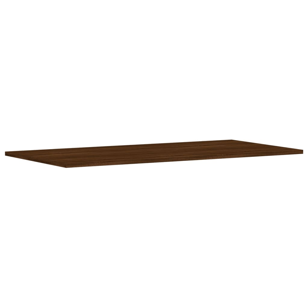 Étagères murales 4pcs chêne marron 100x50x1,5cm bois ingénierie