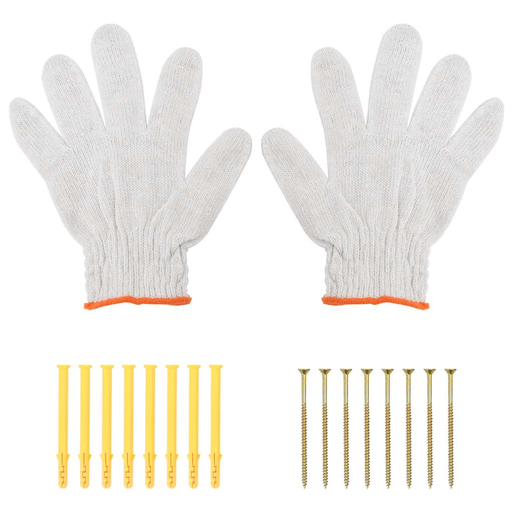 Supports d'étagères 4pcs 30x2,5x15,5cm argenté acier inoxydable
