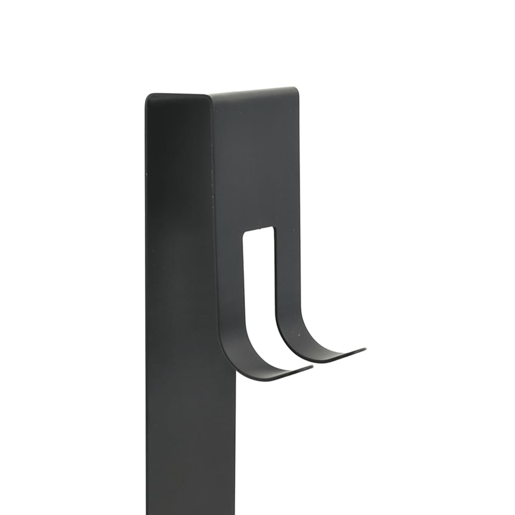 Support de douche suspendu noir mat acier inoxydable 304 brossé