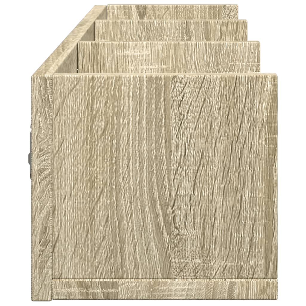 Armoires murales 2pcs chêne sonoma 75x18x16,5cm bois ingénierie