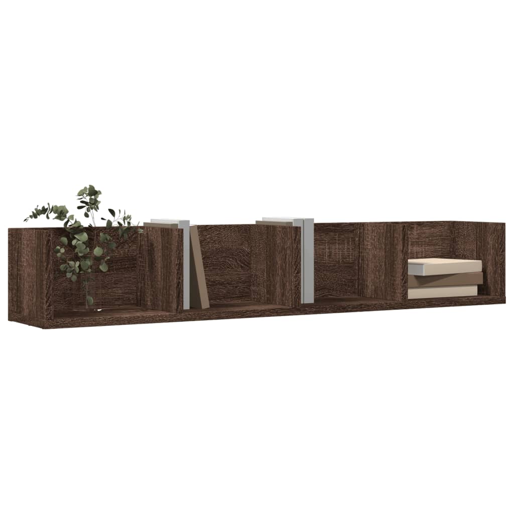 Armoire murale chêne marron 99x18x16,5 cm bois d'ingénierie