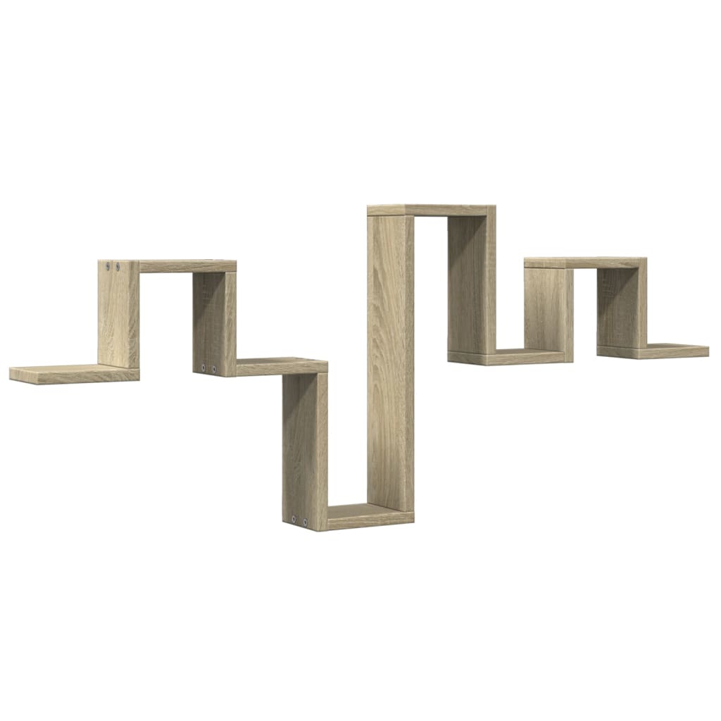 Étagère murale chêne sonoma 104,5x10x43 cm bois d'ingénierie