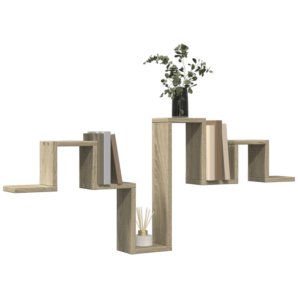 Étagère murale chêne sonoma 104,5x10x43 cm bois d'ingénierie