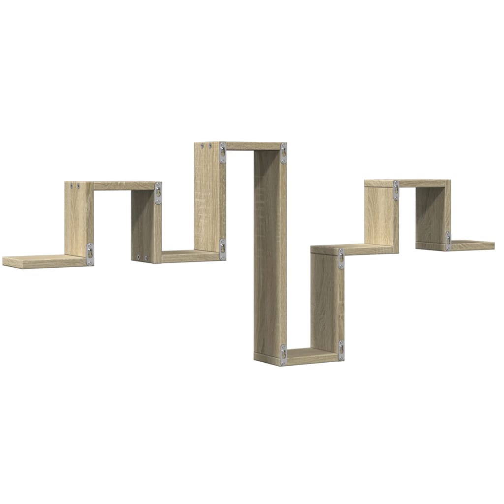 Étagère murale chêne sonoma 104,5x10x43 cm bois d'ingénierie