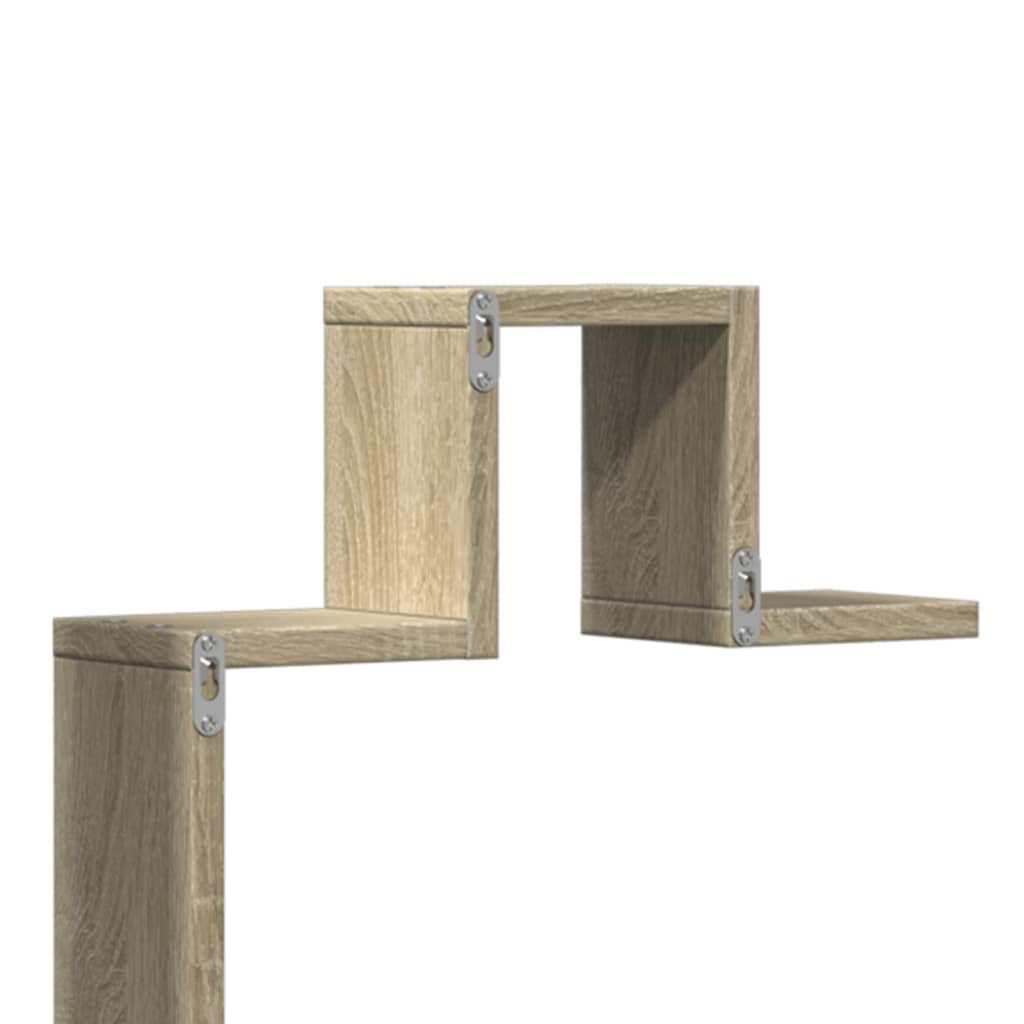 Étagère murale chêne sonoma 104,5x10x43 cm bois d'ingénierie