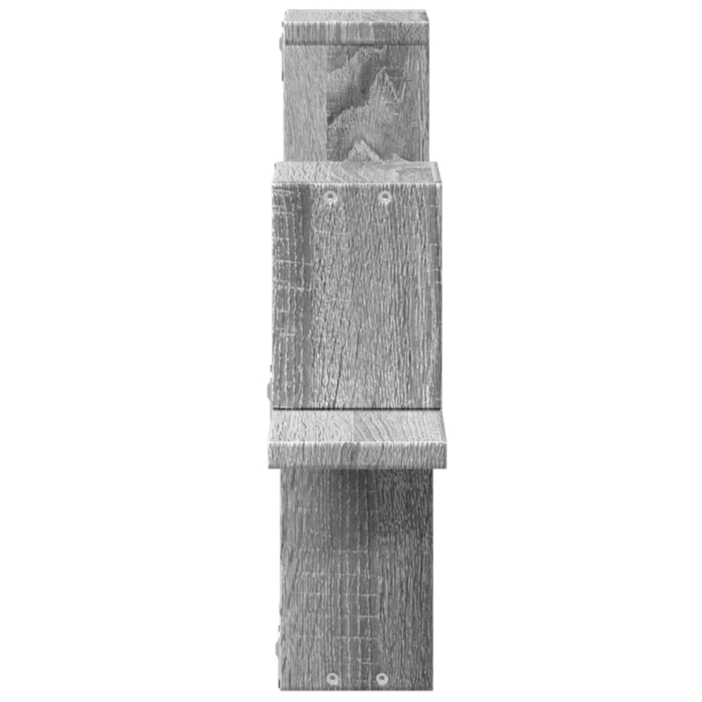 Étagère murale sonoma gris 104,5x10x43 cm bois d'ingénierie