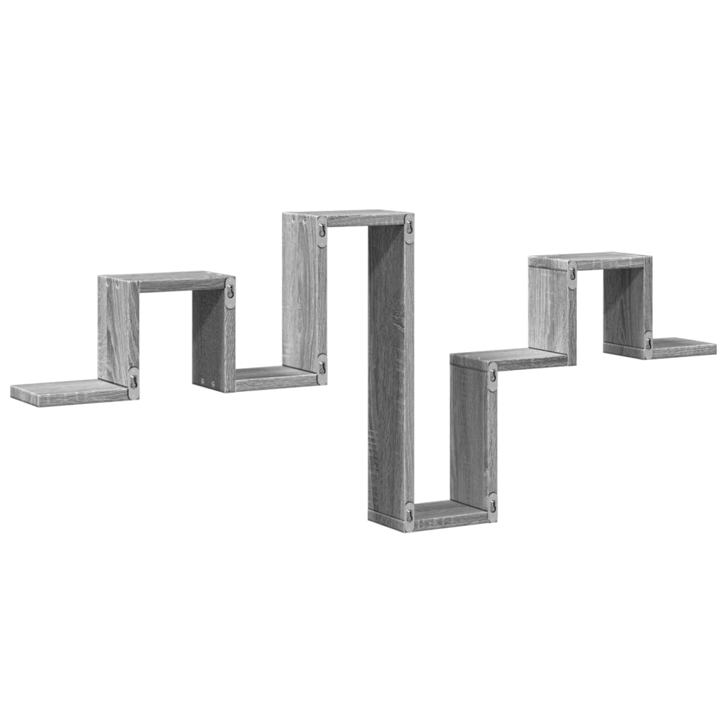 Étagère murale sonoma gris 104,5x10x43 cm bois d'ingénierie