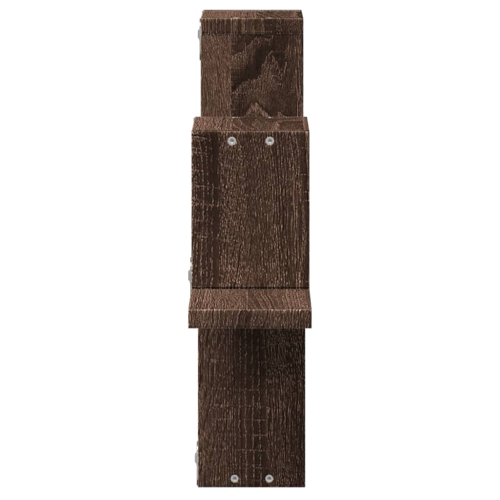 Étagère murale chêne marron 104,5x10x43 cm bois d'ingénierie