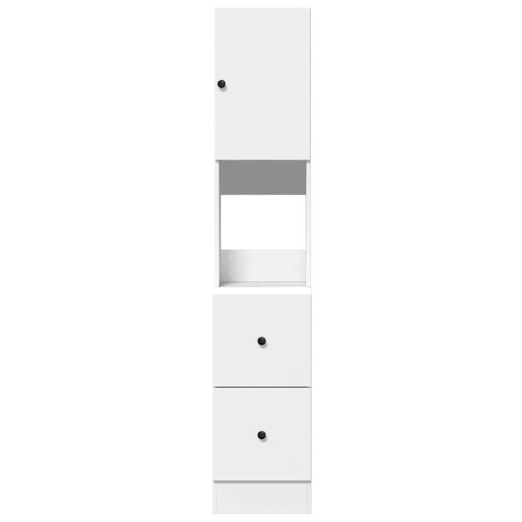 Mueble de cocina blanco 35x50x180 cm madera de ingeniería