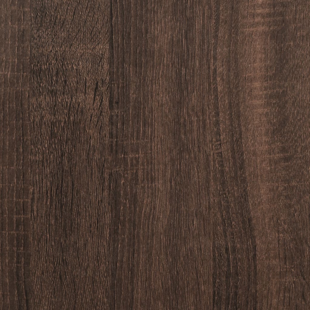 Mueble de cocina de roble marrón 35x50x180 cm madera de ingeniería