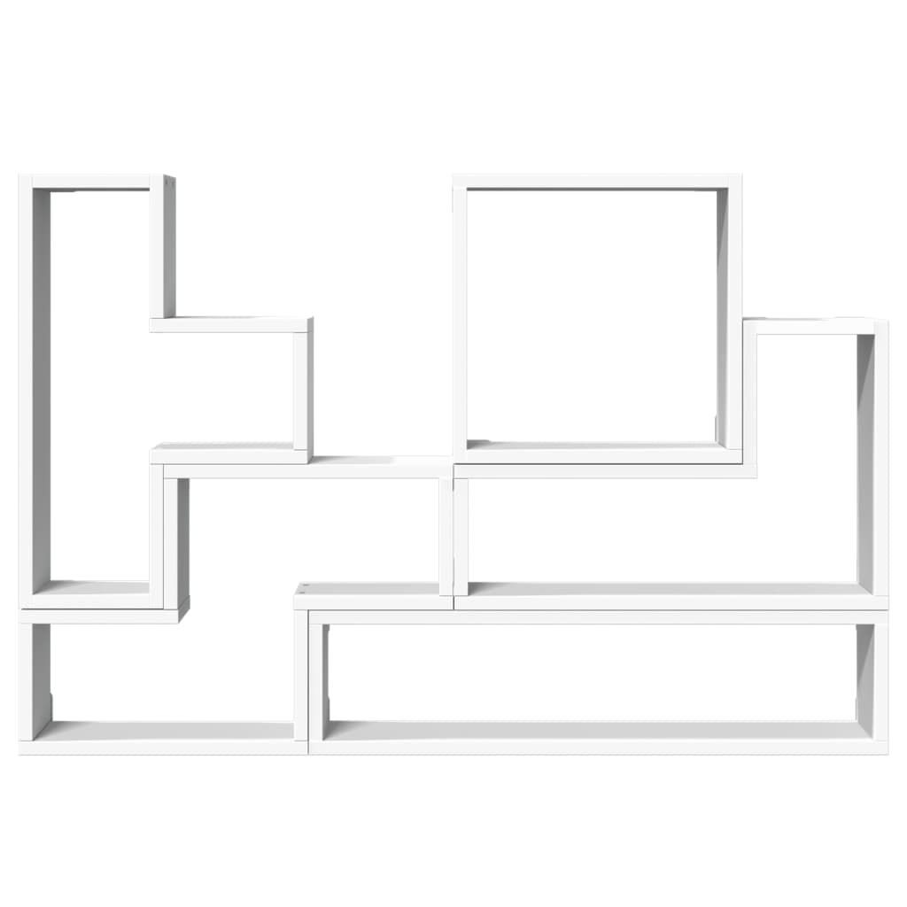 Étagère murale blanc 96x12x64 cm bois d’ingénierie
