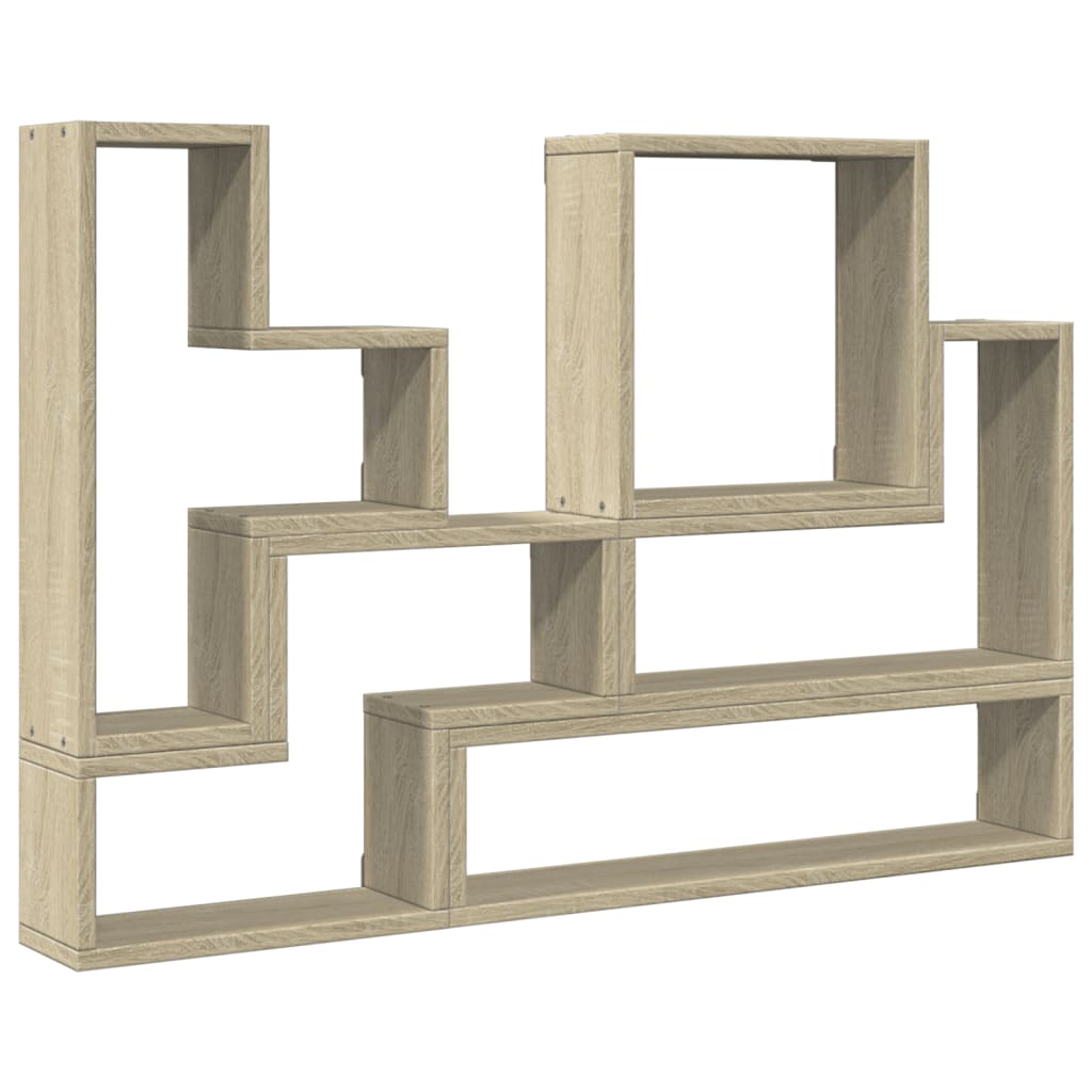 Étagère murale chêne sonoma 96x12x64 cm bois d’ingénierie