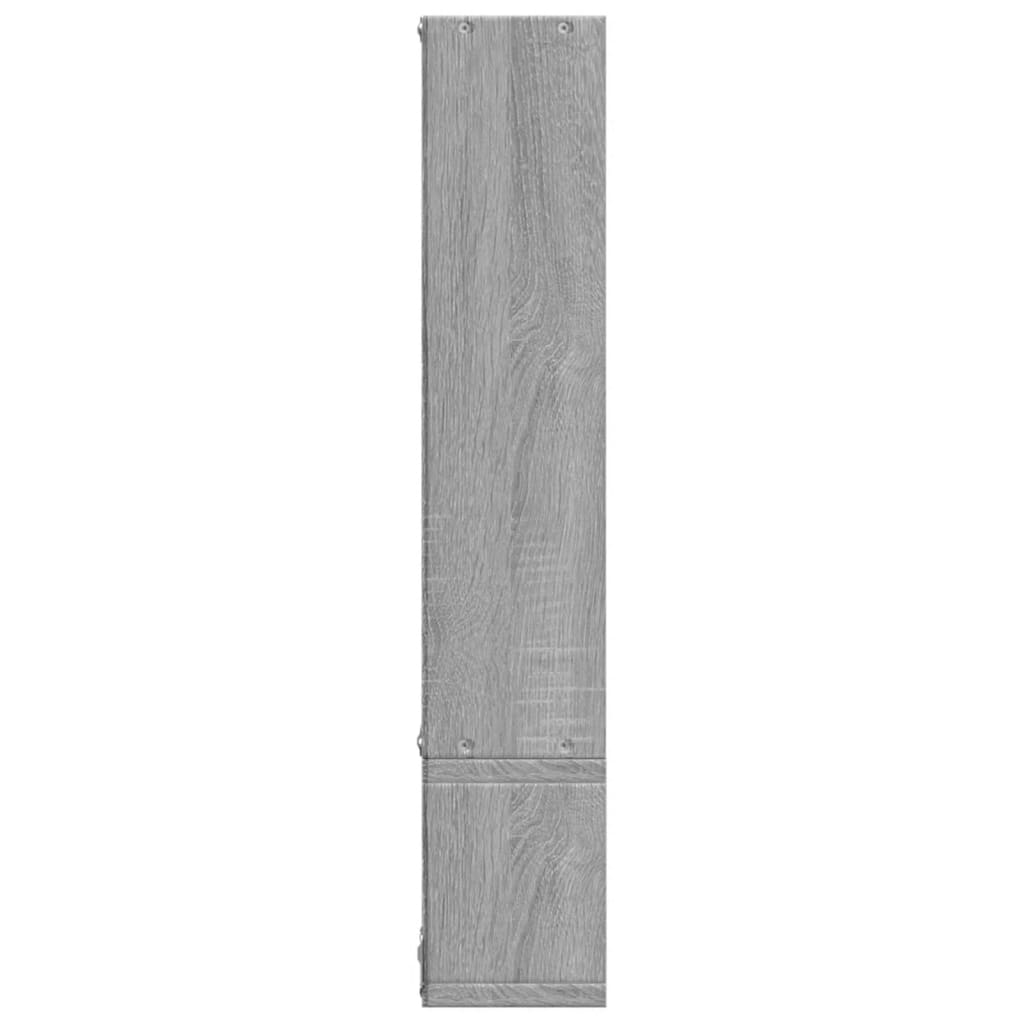 Étagère murale sonoma gris 96x12x64 cm bois d'ingénierie