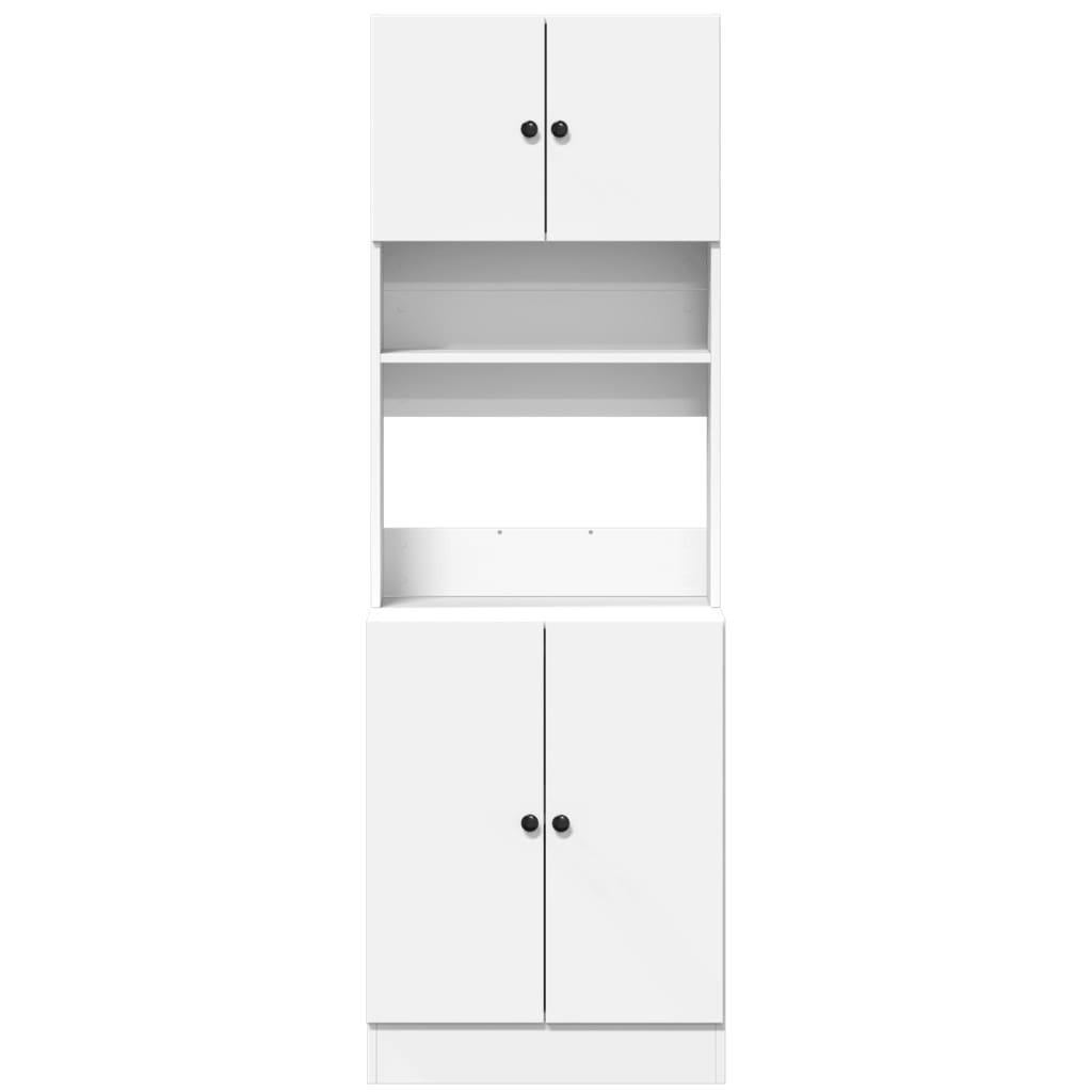 Mueble de cocina blanco 60x50x180 cm madera de ingeniería