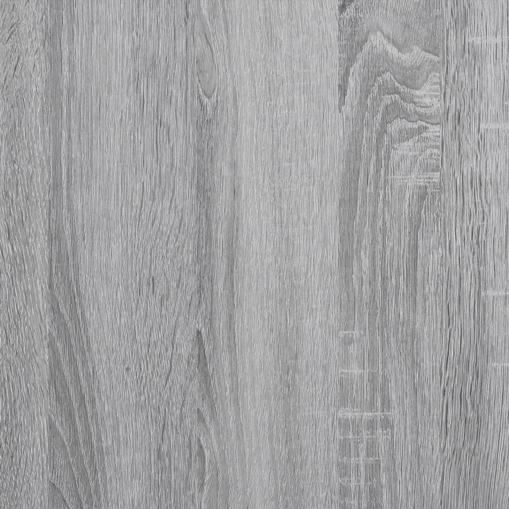 Mueble de cocina Sonoma gris 60x50x180 cm madera de ingeniería