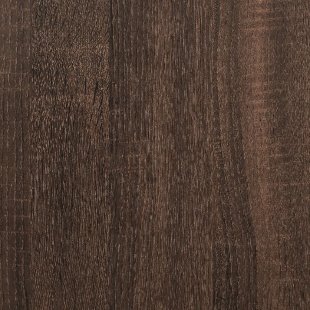 Mueble de cocina de roble marrón 60x50x180 cm madera de ingeniería